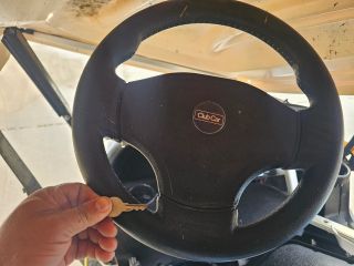 2023 GOLF CART GOLF CART - Interior Steering Wheel With Keys Image